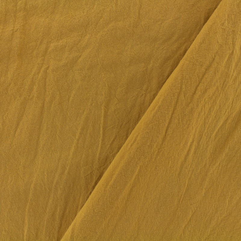 Honey Washed Cotton Fabric Ma petite mercerie