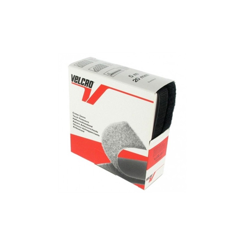 Velcro® sticky tape 20 mm black Ma Petite Mercerie
