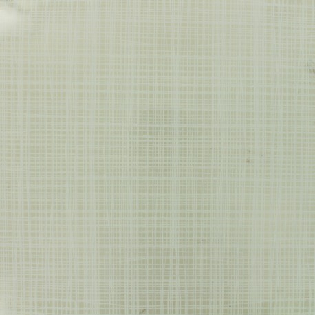 Cristal transparent 50/100 carreaux - Plastique blanc x10cm