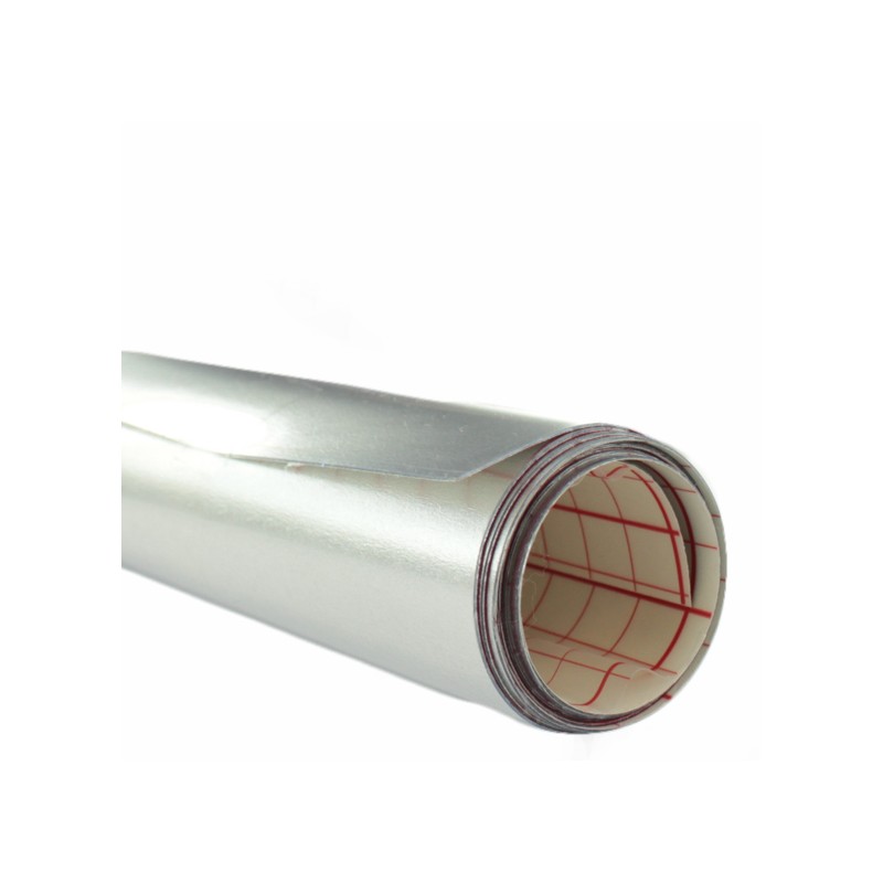 Adhesive styrene 30/100 silver/argent