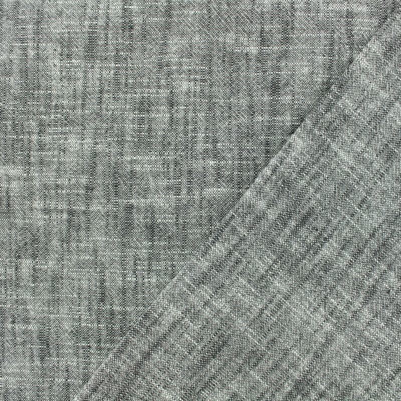 Grey Cotton Linen Canvas Fabric