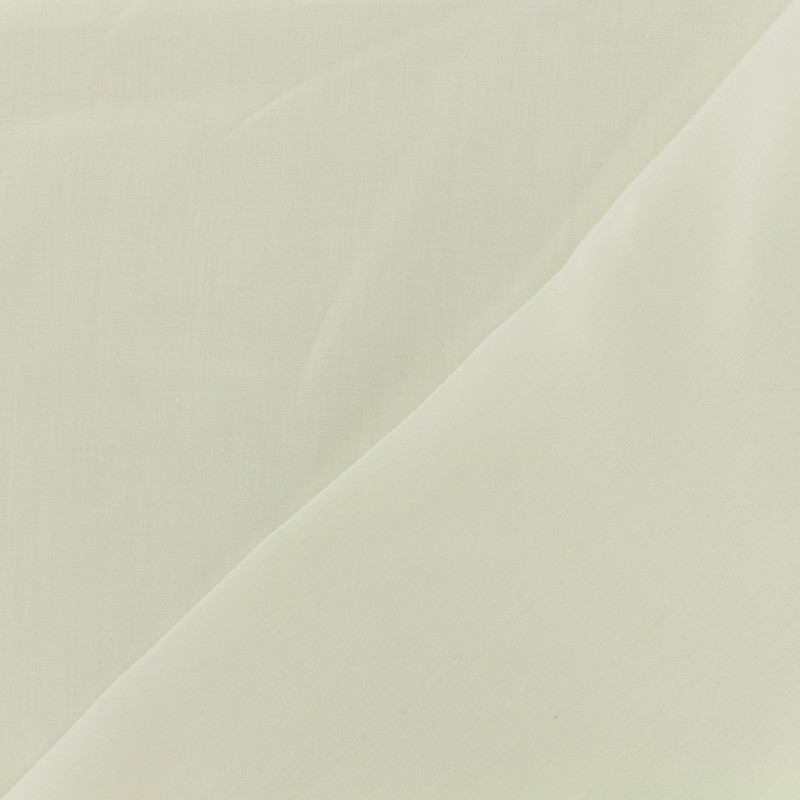 Poly Cotton Vanilla polycotton voile fabric vanilla x 10cm Poly Cotton Vanilla polycotton voile fabric vanilla x 10cm
