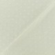 Tissu Oeko-Tex jersey pois velours - chantilly x 10cm