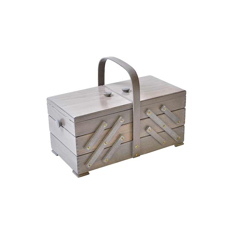 Wood worker 3 step antique grey - round handle - High quality sewing