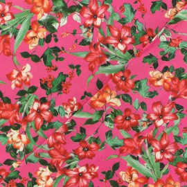 Tissu 100/% coton Hoffman Numériquement Imprimé Noël Holly Metalic