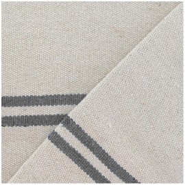 Woven Cotton Fabric - Joséphine grey x 10cm
