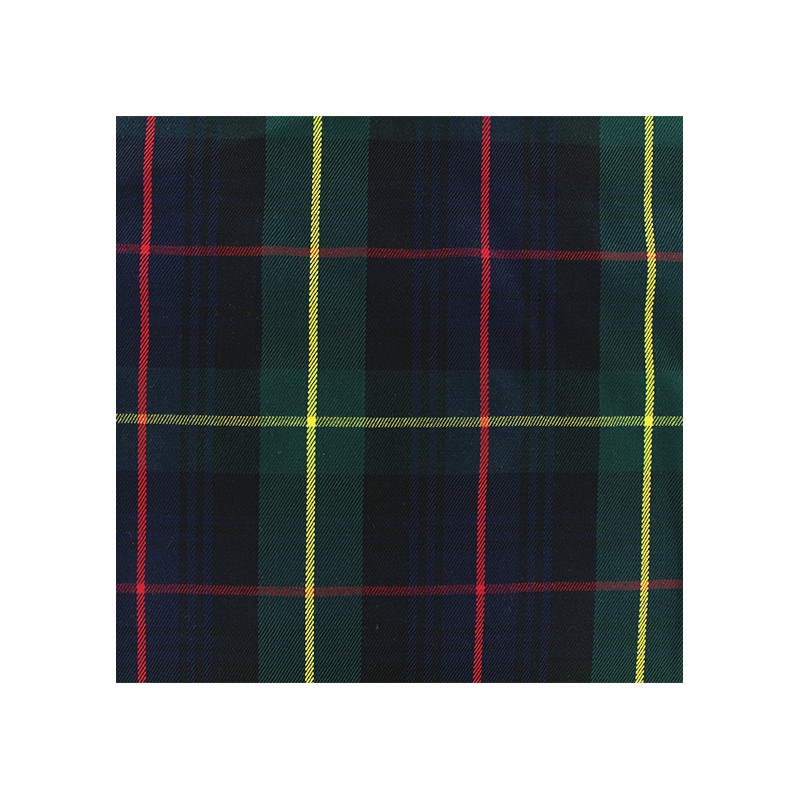 Tissu tartan écossais Lochaber marine/vert