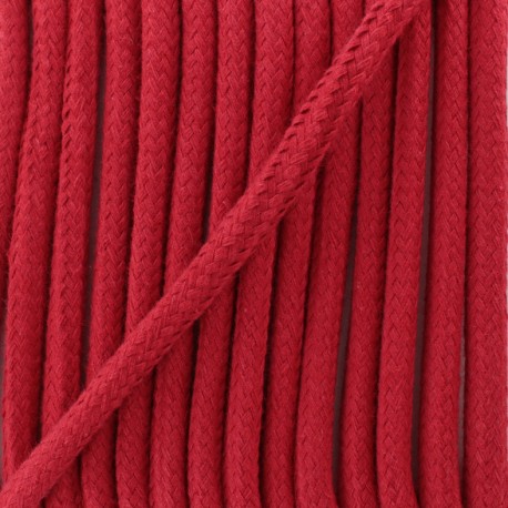 Braided Cord 8 Mm Carmine Red