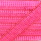 Sequins braid trimming x 50 cm - fluorescent pink