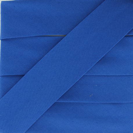 Plain Stretch Bias Binding - Royal Blue x 1m