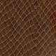 Fusible fabric - brown snake leather x 10 cm