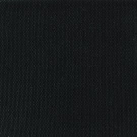 Reversible braided cotton fabric (280 cm) - Black x 10cm