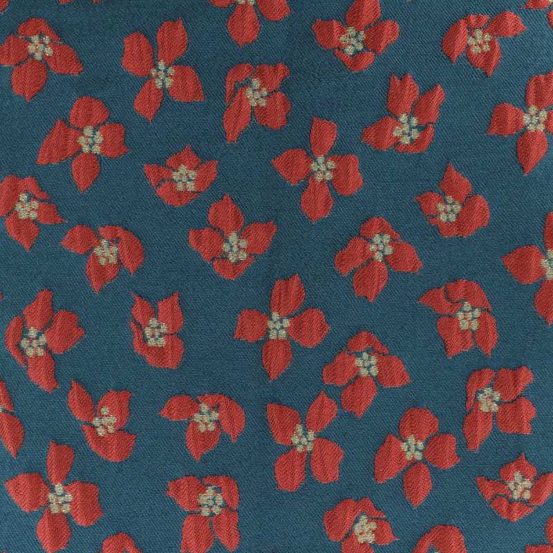 Lurex Jacquard fabric Blue Maddie