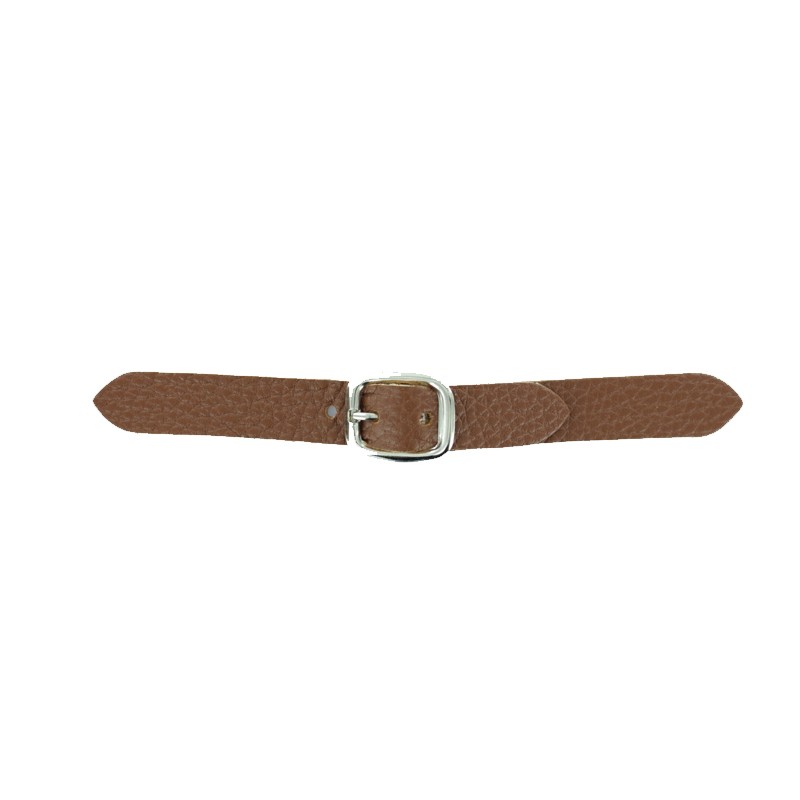 Leather Kilt Strap with Buckle Andrea Caramel