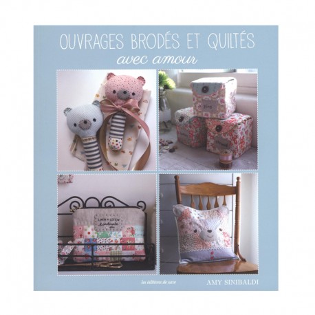 Livre "Ouvrage brodés et quiltés avec amour"