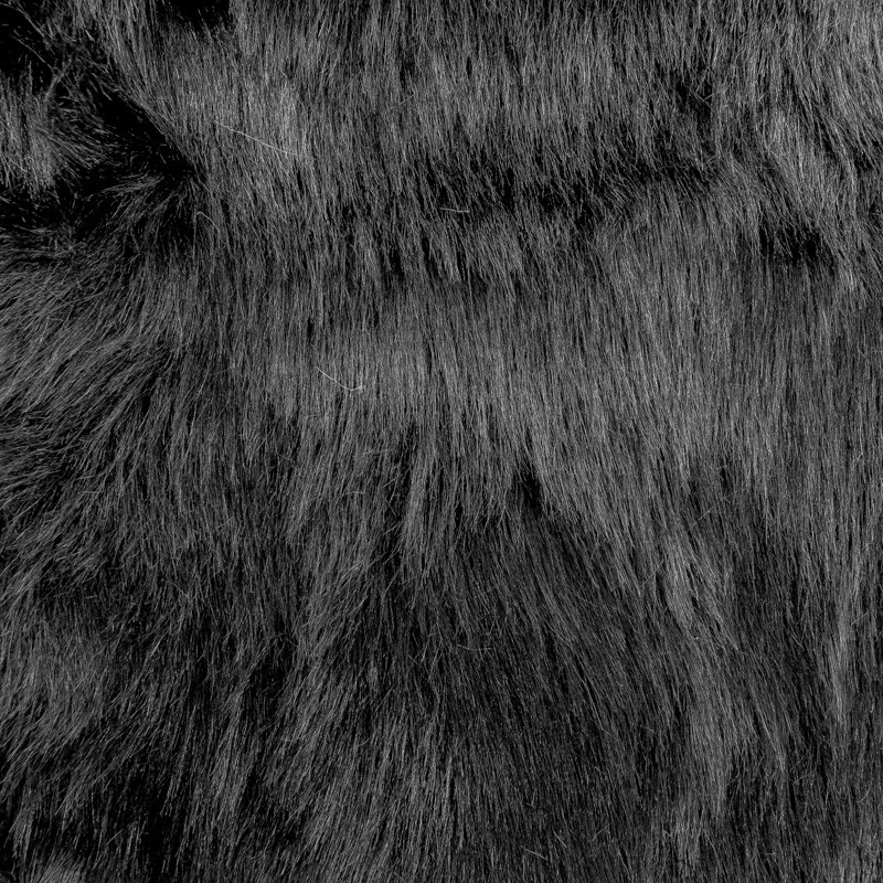 Fur fabric black Deluxe Ma Petite Mercerie
