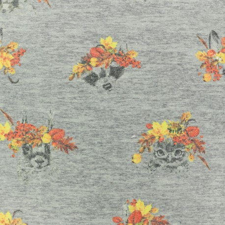 autumn jersey fabric