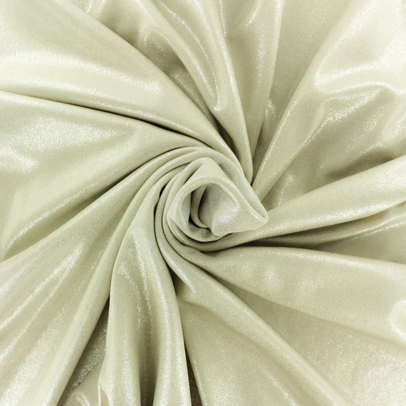 Thick Swimsuit Lycra fabric lurex silver Ma Petite Mercerie