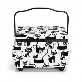 Medium Size Prym Sewing Box - Cats