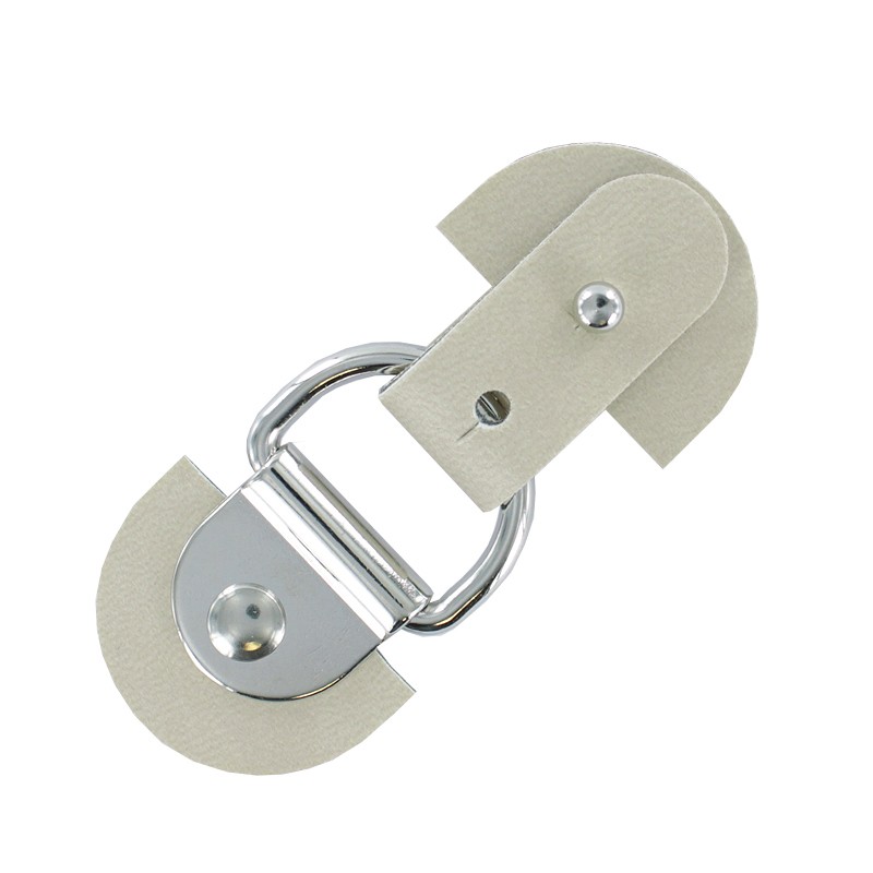 Metal Buckle Toggle Duffle Coat Closure Light Beige Sid