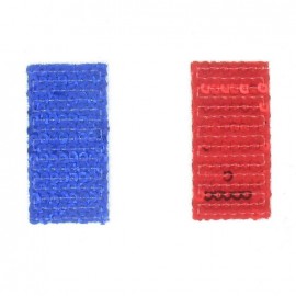 Spangled "France" Flag iron-on applique - multicolored