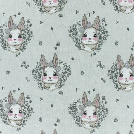 patterned cotton jersey fabric