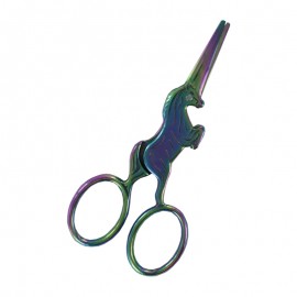 Ciseaux à broder licorne arc-en-ciel 10 cm