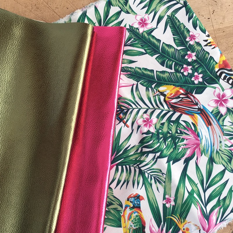 Large width Cotton canvas fabric Raw Palawan Ma Petite Mercerie