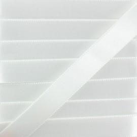 15 mm Ballet Shoes Ribbon - White x 1m