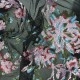 Sequin Embroidered tulle fabric - black Vera x 30 cm