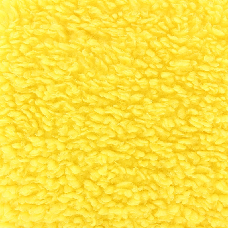 Faux sheep fur fabric yellow Nebula MPM