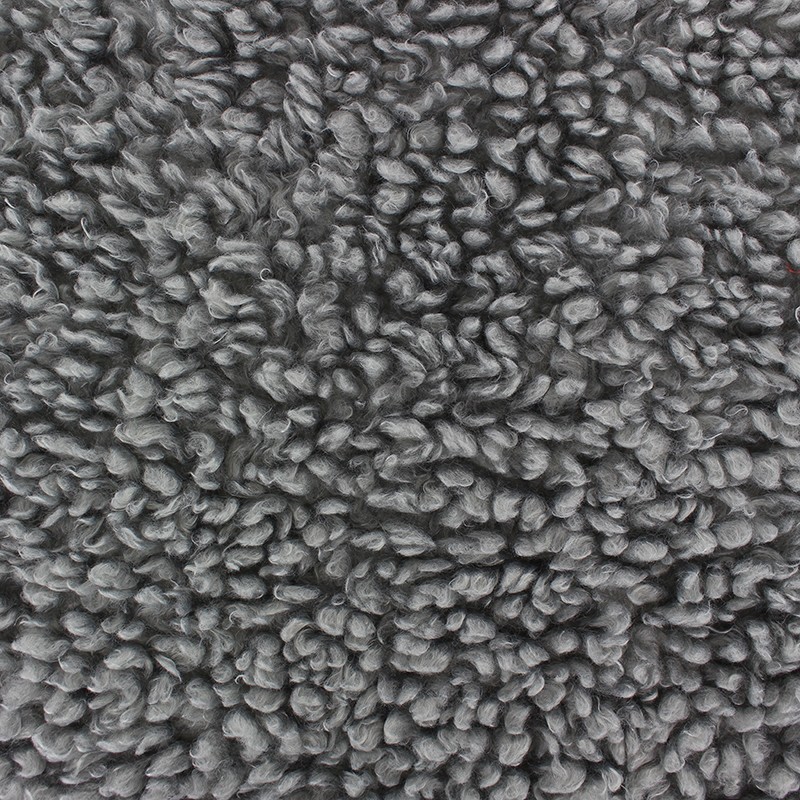 Faux sheep fur fabric dark grey Nebula MPM