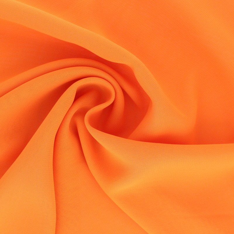 Clothes fabric Muslin Fabric orange Clarisse Ma Petite Mercerie
