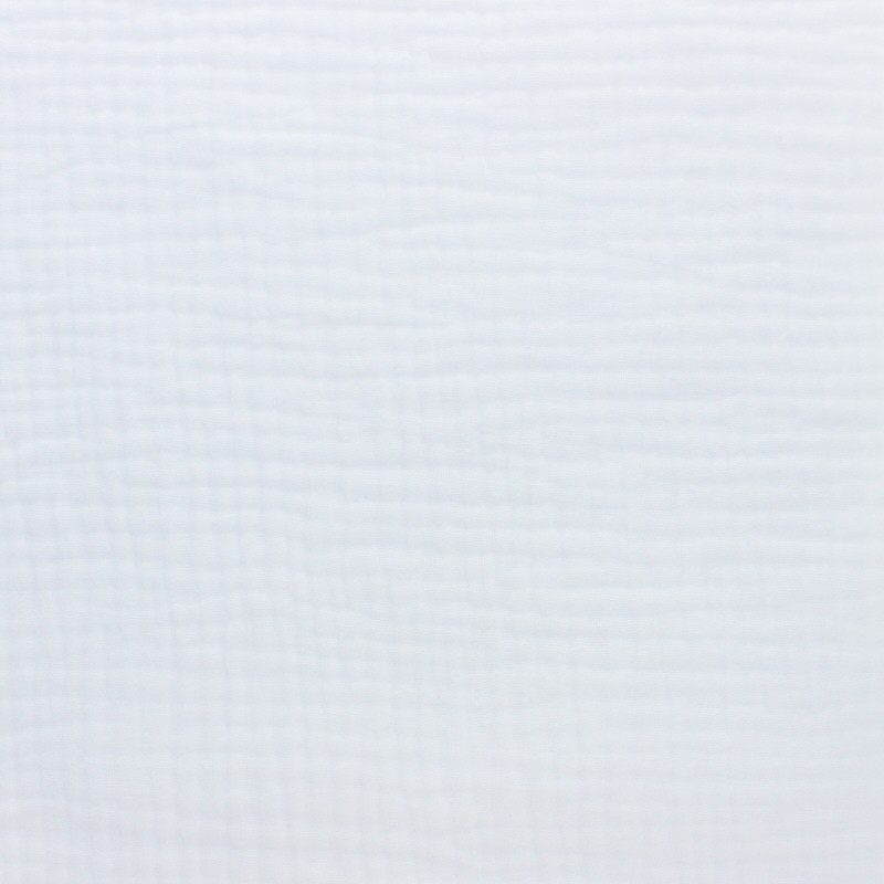 Plain Triple gauze Cotton fabric white Ma Petite Mercerie