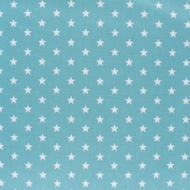 Poppy cotton Fabric - opaline white star x 10cm