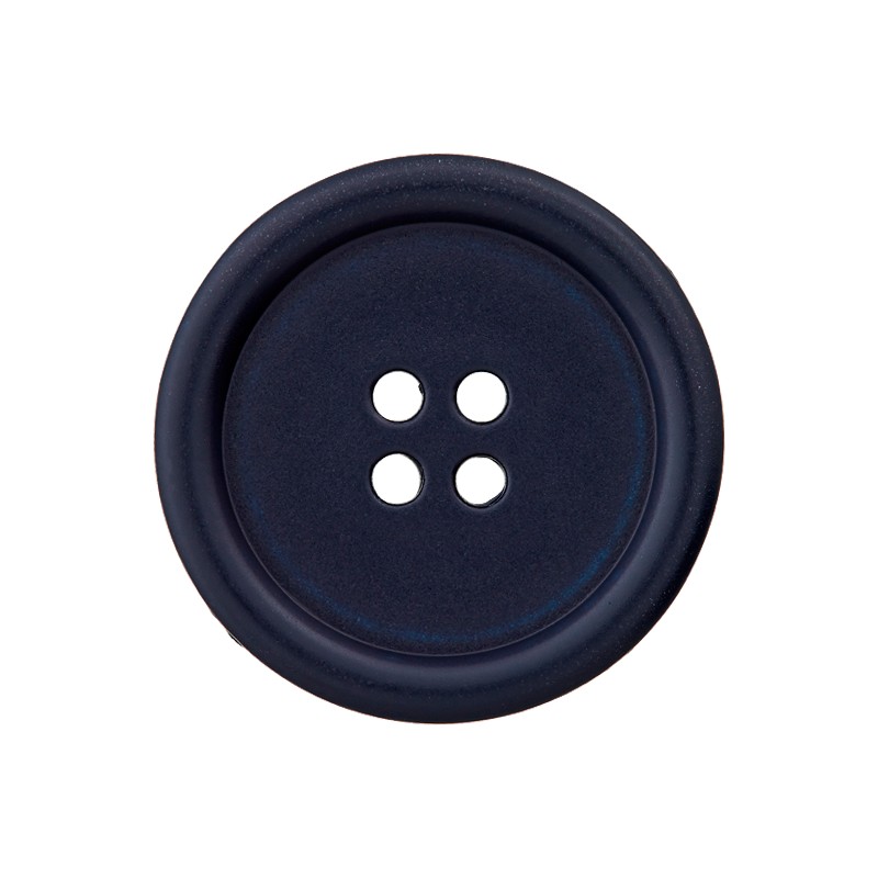 Ecofriendly Recycled Plastic Button Navy Blue Optimum