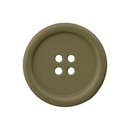 Bouton Plastique Recyclé Optimum - Kaki