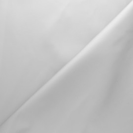 ♥ Coupon 80 cm X 140 cm ♥ Tissu enduit spécial ciré uni - argent