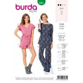 Patron Pyjama Burda n°6261