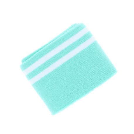 Bord Cote Double Rayure Bio (140x7cm) - Vert