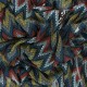 Lurex Muslin fabric - teal blue Misso x 50cm