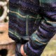 Tissu Lainage Rupert - Bleu x 10cm