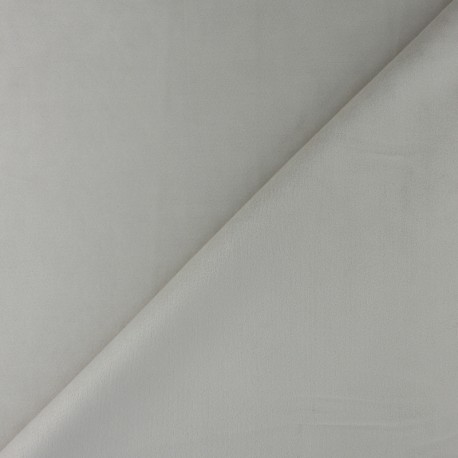 Tissu velours ras Bristol - mastic x10cm