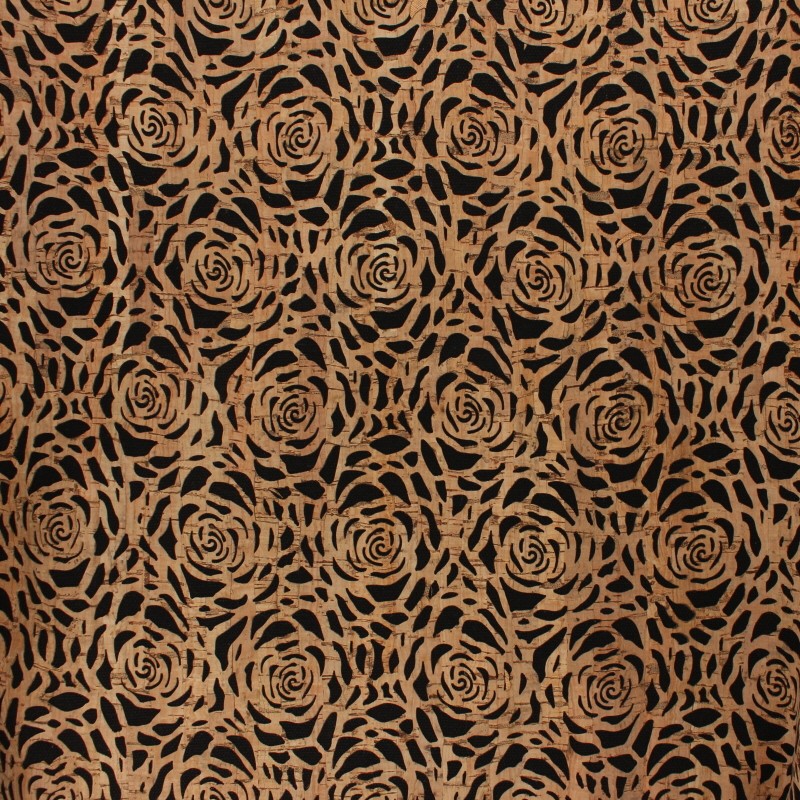 Cork fabric Rose MPM