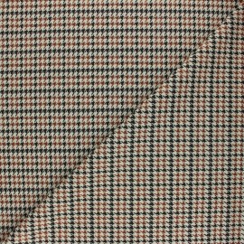 Elastane Crepe fabric - Brown John x 10cm