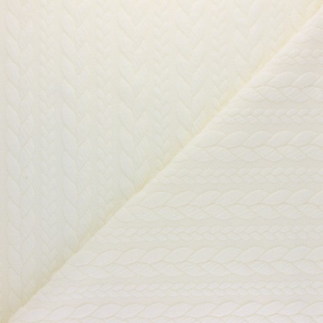 Twist jersey fabric - Raw x 10cm