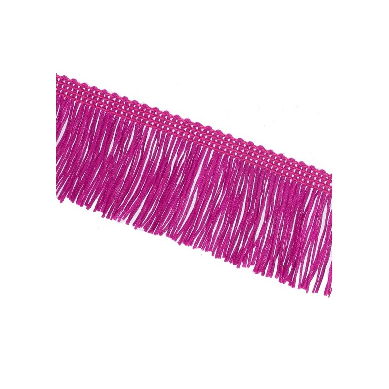 Franges Charleston framboise 5cm x 50cm Ma Petite Mercerie