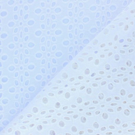 Openwork cotton fabric - white Pimlico x 10cm