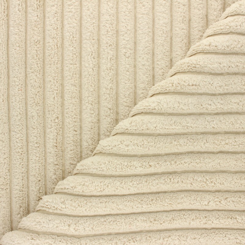 thick ribbed cotton fabric