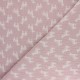 Double gauze cotton fabric - rose water zebra x 10cm
